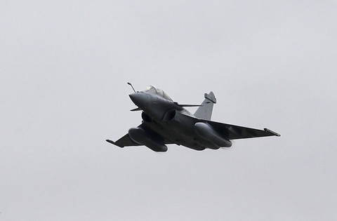 Pesawat jet tempur Rafale Prancis. Foto: FRANCOIS NASCIMBENI/AFP