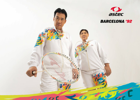 Koleksi terbaru ASTEC, "Juara '92", terinspirasi oleh kejayaan Susi Susanti dan Alan Budikusuma saat meraih emas pertama Indonesia di Olimpiade Barcelona 1992. Foto: ASTEC