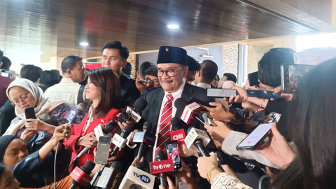 Ketua DPP PDIP Djarot Saiful Hidayat saat dijumpai di DPR RI di sela sidang tahunan MPR dan DPR, Senayan, Jakarta, Jumat (16/8/2024). Foto: Thomas Bosco/kumparan