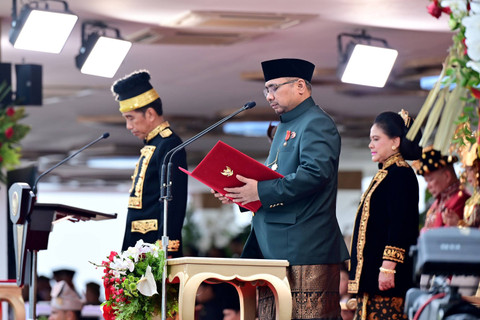 Suasana upacara HUT ke-79 RI di Istana Negara IKN, Kalimantan Timur, Sabtu (17/8/2024). Foto: Biro Pers Sekretariat Presiden