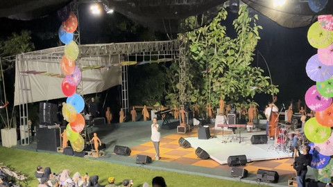 Jazz Gunung Ijen di Banyuwangi Sabtu (17/8), Foto: Alexander Vito Edward Kukuh/kumparan