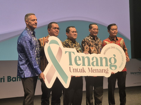 MSD Indonesia bersama Kemenkes RI dan Bio Farma meluncurkan kampanye "Tenang untuk Menang" demi mencegah kanker serviks pada perempuan. Foto: kumparan/Hutri Dirga