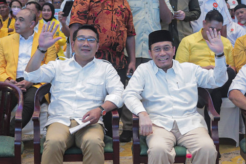 Ridwan Kamil dan Suswono. Foto: Iqbal Firdaus/kumparan