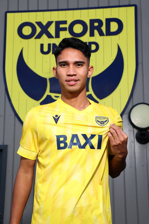 Marselino Ferdinan resmi jadi pemain Oxford United. Foto: Oxford United