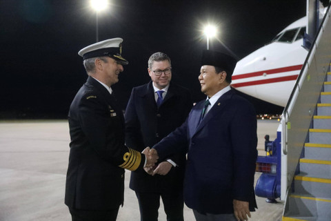 Prabowo tiba di bandara Canberra, Australia Foto: Dok. Istimewa