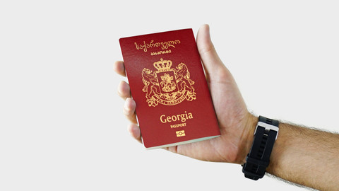 Paspor Georgia. Foto: Shutterstock