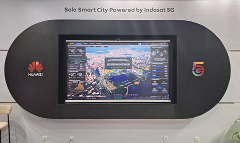 Smart City di Indosat AI Experience Center.  Foto: Habib Allbi Ferdian/kumparan