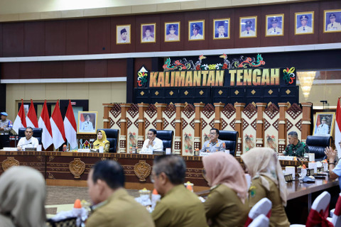 Menteri Pertanian (Mentan) Andi Amran Sulaiman saat melakukan kunjungan kerja di Kalimantan Tengah, Selasa (20/8/2024). Dok. Istimewa Foto: Dok. Istimewa