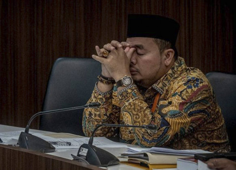 Mochammad Afifuddin, Jumat (26/4/2024). Foto: Aprillio Akbar/ANTARA FOTO