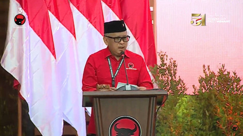Sekjen Hasto Kristiyanto, Kamis (22/8/2024). Foto: YouTube/PDI Perjuangan