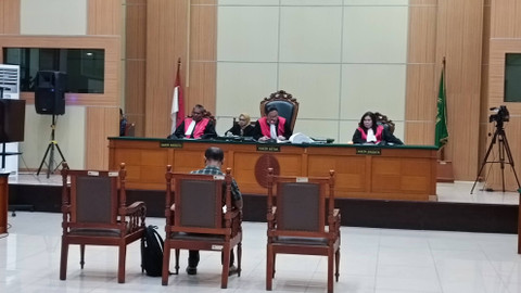 Ahli Digital Forensik dan Mikro Ekspresi Dihadirkan di Lanjutan Sidang Kematian Dante di Pengadilan Negeri Jakarta Timur. Foto: Aprilandika Pratama/kumparan