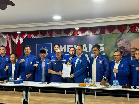 Suasana pendaftaran Zulkifli Hasan sebagai calon Ketua Umum PAN di Kongres ke-6 PAN di Widya Chandra, Jakarta, Jumat (23/8/2024). Foto: Luthfi Humam/kumparan