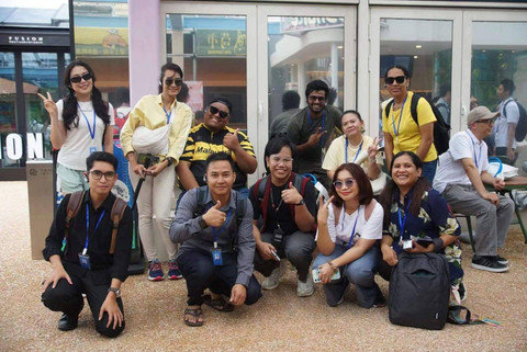 Perwakilan jurnalis dari negara Asia Pasifik. Foto: Nadia Riso/kumparan