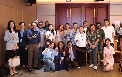 Perwakilan jurnalis dari negara Asia Pasifik. Foto: Nadia Riso/kumparan