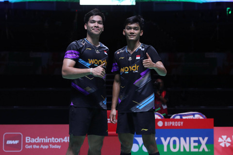 Daniel Marthin/Shohibul Fikri di Japan Open. Foto: Dok. PBSI