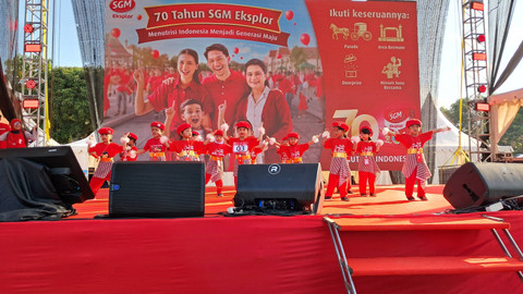 Senam Isi Piringku SGM. Foto: Nur Khafifah/kumparan