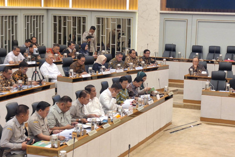 Suasana Raker Komisi IV DPR RI dengan Kementan di Gedung DPR RI, Senin (26/8/2024). Foto: Argya D. Maheswara/Kumparan