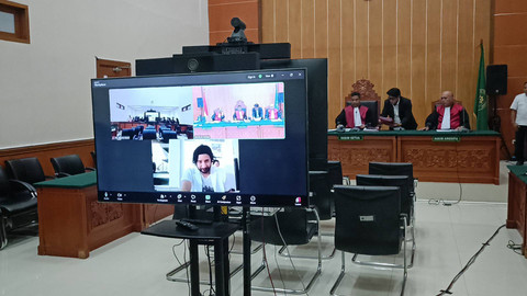 Sidang putusan Ammar Zoni PN Jakarta Barat, Senin (26/8/2024). Foto: Giovanni/kumparan