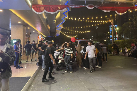 Situasi terkini di Paragon Mall pasca demo Jateng Bergerak. Foto: Intan Alliva Khansa/kumparan