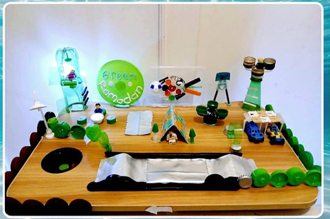 Ilustrasi kreasi mainan dari barang bekas ala ALW. Foto: dok istimewa