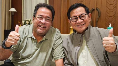 Rano Karno dan Pramono Anung. Foto: Instagram/@si.rano