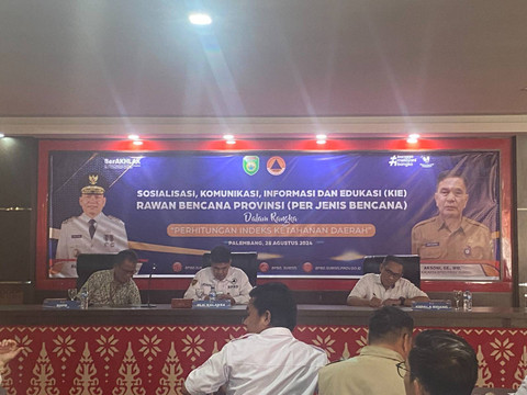 Suasana saat BPBD saat menggelar sosialisasi KIE rawan bencana, Foto : Ist