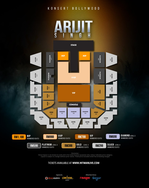 Konser Arijit Singh Live in Malaysia. Foto: Istimewa