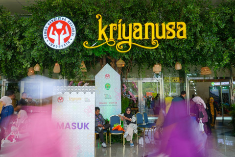 pameran Kriyanusa 2024 yang digelar di Hall A & Hall B, Jakarta Convention Center. Foto: Dok. BRI