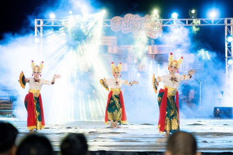 Kesenian tari asal Bali pada even Betandak Dangkong 2024. Foto: Istimewa