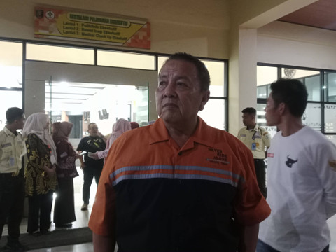 Bakal calon Gubernur Lampung, Arinal Djunaidi, setelah menyelesaikan pemeriksaan kesehatan | Foto : Eka Febriani / Lampung Geh