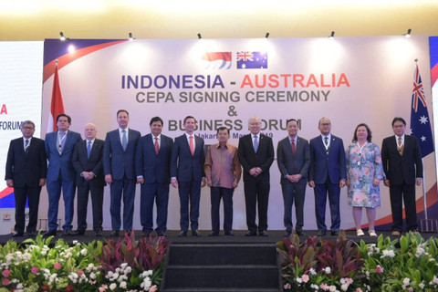 Penandatanganan IA-CEPA. Foto: Free Trade Agreement (FTA) Center