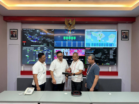 Kesiapan layanan & infrastruktur telekomunikasi yangandal dan prima untuk mendukung gelaran High Level Forum on Multi Stakeholder Partnership & Indonesia Africa Forum 2024 di Posko TelkomGroup STO Nusa Dua, Bali, Sabtu (31/8). Foto: dok. Telkom