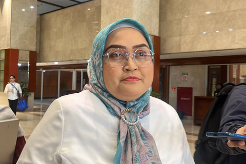 Dirjen Pembinaan Hubungan Industrial (PHI) dan Jaminan Sosial Kemnaker, Indah Anggoro Putri di Kompleks Parlemen Senayan, Jakarta, Senin (2/9/2024). Foto: Widya Islamiati/kumparan