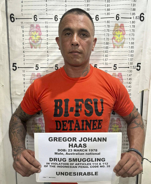 Gregor Johann Haas, buronan BNN ditangkap di Fiiipina, 15 Mei 2024. Foto: Biro imigrasi Filipina VIA AP