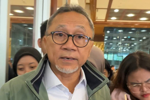 Menteri Perdagangan Zulkifli Hasan (Zulhas) saat ditemui di Kompleks Parlemen Senayan, Jakarta, Rabu (4/9/2024). Foto: Widya Islamiati/kumparan