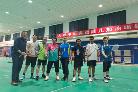 'Diplomasi Badminton' antara Forum Pemred Indonesia dan Perwakilan Media China di Beijing, Selasa (2/9/2024). Foto: Dok. Istimewa