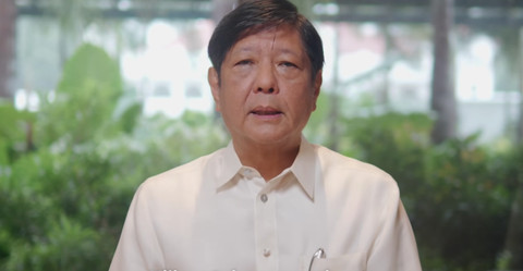 Presiden Filipina Ferdinand Marcos Jr. memberikan pernyataan atas penangkapan buronan Alice Guo di Tangerang, 3 September 2024. Foto: Facebook/@Bongbong Marcos