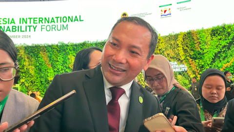 Deputi Bidang Koordinasi Infrastruktur dan Transportasi Kemenko Marves, Rachmat Kaimuddin ditemui saat Indonesia International Sustainability Forum 2024, Kamis (5/9/2024). Foto: Fariza Rizky Ananda/kumparan
