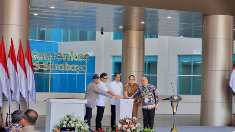 Presiden Jokowi di acara Peresmian Gedung Rumah Sakit Kemenkes Surabaya, Jumat (6/9/2024). Foto: Farusma Okta Verdian/kumparan