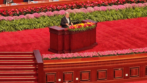 Sekjen PBB Antonio Guterres saat memberikan pernyataan di pembukaan Forum Kerja Sama China-Afrika (FOCCA). Foto: Nadia Jovita Injilia Riso/kumparan