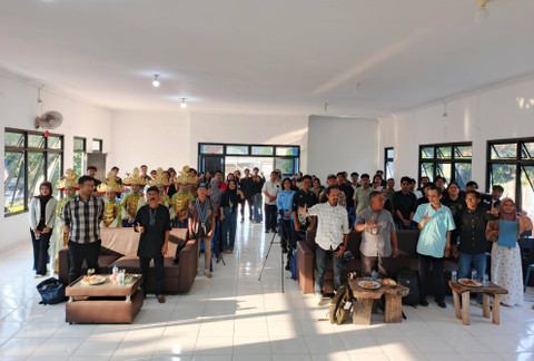 Dialog Kebudayaan Hidupkan tradisi lampaui modernisasi yang di gelar oleh Klasika Lampung, berkolaborasi dengan Balai Pelestarian Kebudayaan (BPK) Wilayah 7 Bengkulu dan Lampung | Foto : Eka Febriani / Lampung Geh