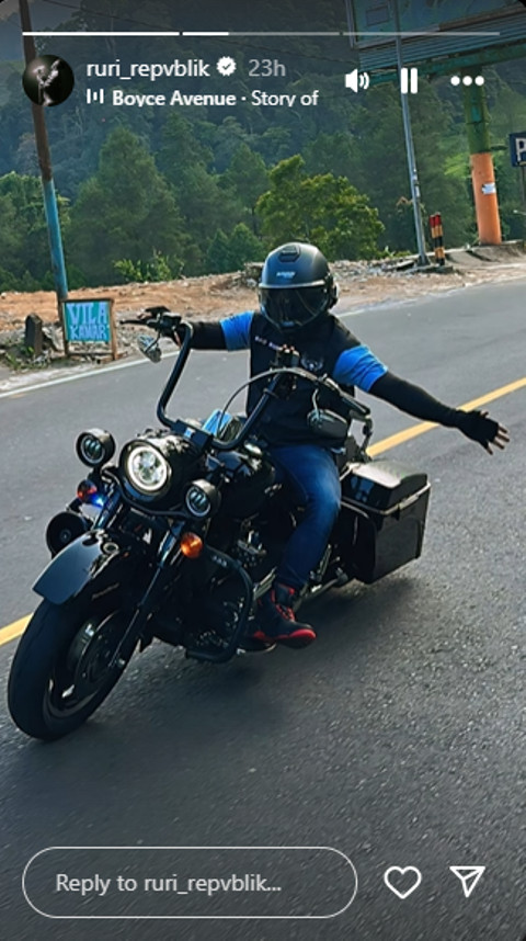 Ruri Repvblik saat touring. Foto: IGS @ruri_repvblik