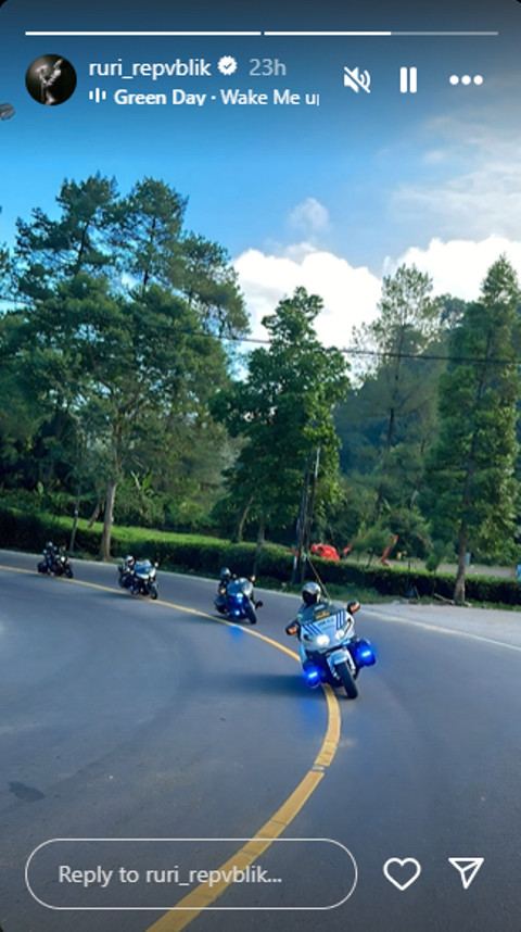 Ruri Repvblik saat touring. Foto: IGS @ruri_repvblik