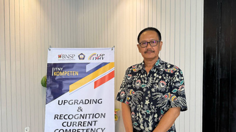 Rektor ITNY yang juga Ketua Dewan Pengarah LSP ITNY, Setyo Pambudi. Foto: Arif UT/Pandangan Jogja