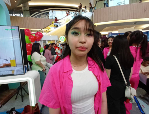 Gangga, salah satu peserta dance competition.