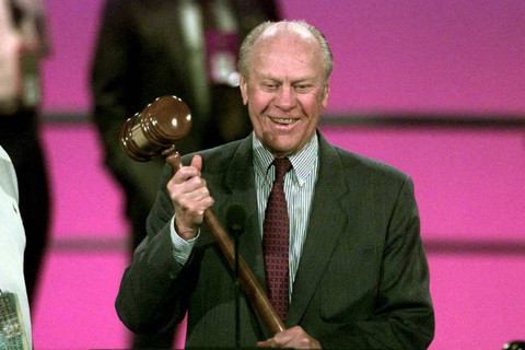 Mantan Presiden AS Gerald Ford. Foto: TOM KURTZ / AFP