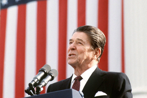 Mantan Presiden AS Ronald Reagan. Foto: DON RYPKA / AFP