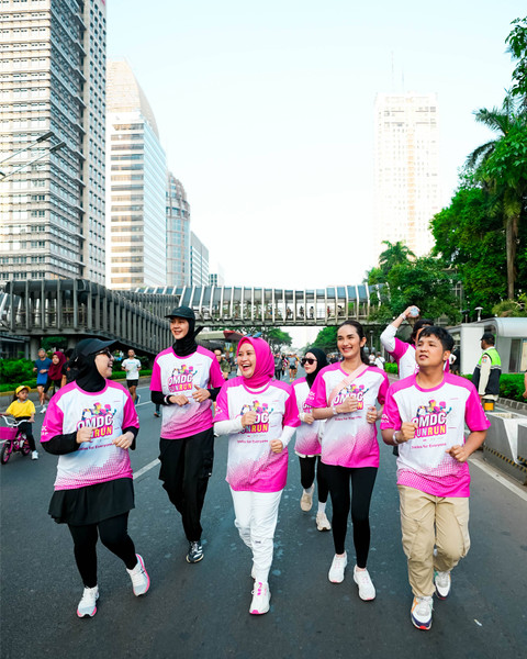 OMDC gelar ajang lari, pecahkan rekor MURI. Foto: OMDC Group.