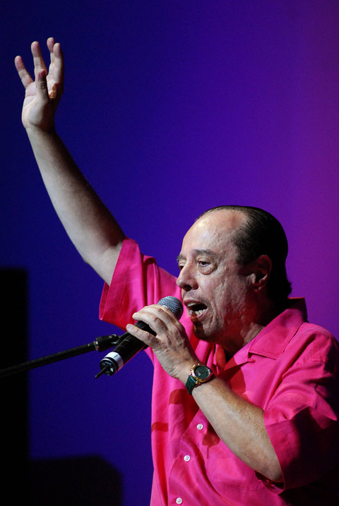 Musisi legendaris Brasil, Sergio Mendes. Foto: RODGER BOSCH / AFP