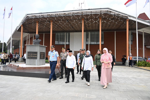 Wapres Ma'ruf Amin berangkat ke Tanjungpinang, Kepulauan Riau pada Senin (9/9/2024). Foto: BPMI Setwapres